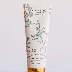 Library of Flowers Shower Gel ~ True Vanilla ~ 8 oz